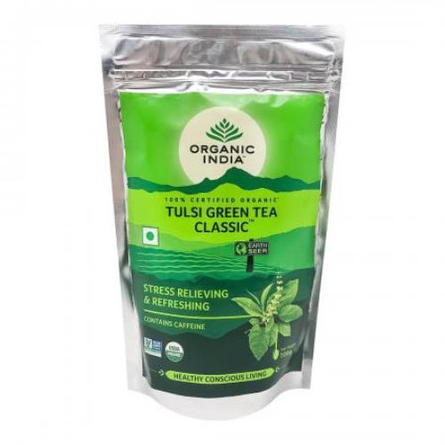       (Tulsi Green Tea Classic) Organic India  100